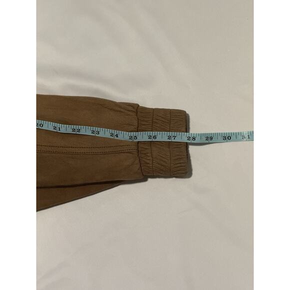 Wilson's Leather Adventure Bound Vintage 80s Bomber Jacket XS Brown Suede EUC - Picture 12 of 14